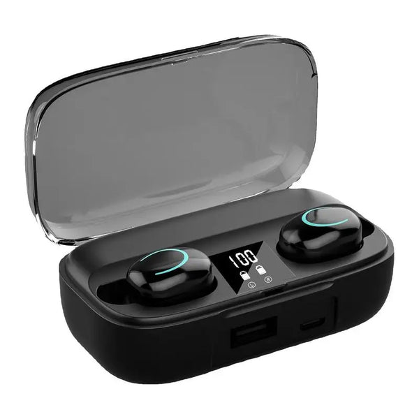 Waterproof Bluetooth Wireless Earbuds with Charging Case - Premium Sound Quality