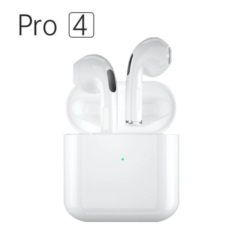 "Pro 4 TWS Wireless Earbuds - Bluetooth 5.3, Waterproof Headphones with Mic for Xiaomi & iPhone"