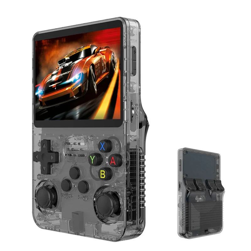 "R36S Retro Handheld Game Console - 15000 Games, 3.5-Inch IPS Screen, Portable Gaming Bliss with 64GB Storage!"