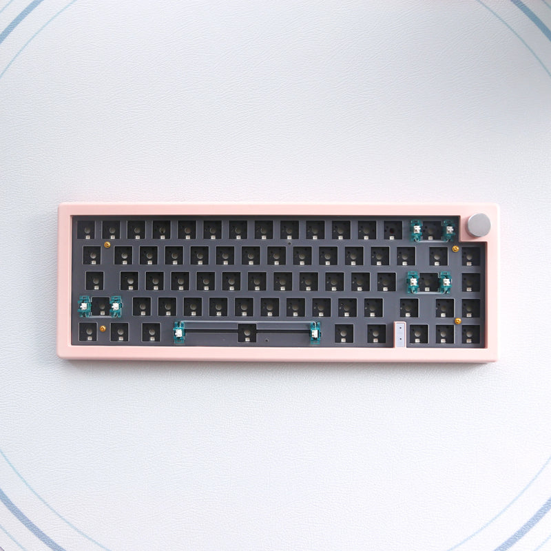 "GMK67 65% Wireless Mechanical Keyboard Kit - Hot-Swappable, Gasket Mounted, RGB Backlit, Bluetooth & 2.4G Connectivity"