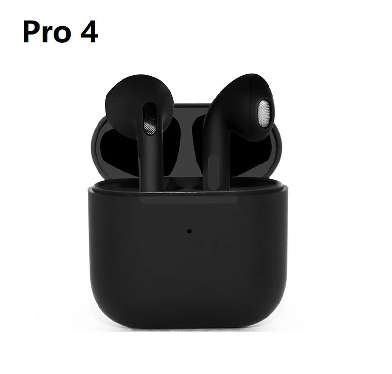 "Pro 4 TWS Wireless Earbuds - Bluetooth 5.3, Waterproof Headphones with Mic for Xiaomi & iPhone"