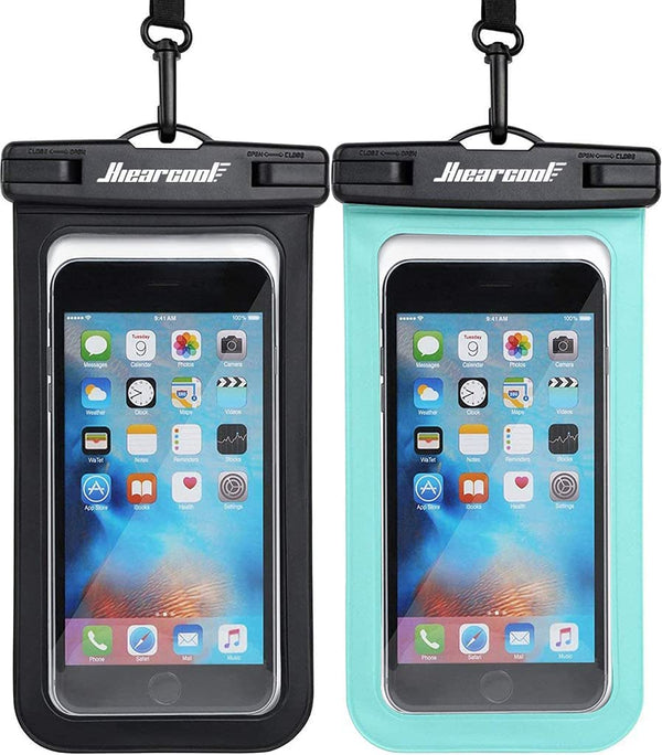 "Ultimate Waterproof Phone Pouch - IPX8 Dry Bag for iPhone 16/15/14/13 Pro Max - Perfect for Beach & Cruise Adventures - 2 Pack (8.3")"