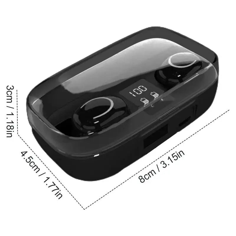 Waterproof Bluetooth Wireless Earbuds with Charging Case - Premium Sound Quality